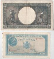Románia 1940-1945. 7db-os bankjegy tétel T:F,VG
Romania 1940-1945. 7pcs of banknotes lot C:F,VG