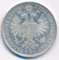 Ausztria 1859A 1Fl Ag "Ferenc József" T:AU kis patina Austria 1859A 1 Florin Ag "Fran...