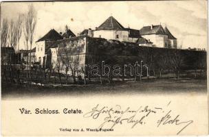 Fogaras, Fagaras; vár. A. Wazek kiadása / castle / cetate (EB)