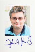 Jáksó László (1968-) rádiós aláírása fotón