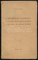 Dám Ince: A szeplőtelen fogantatás védelme Magyarországon a Hunyadiak és Jagellók korában. A Katolikus Szemle Kis Könyvtára 1. Róma, 1955, Katolikus Szemle, 111+(5) p. Kiadói papírkötés, a gerincen ragasztásokkal, néhány helyen sérült lapszélekkel.