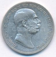 Ausztria 1908. 1K Ag "Ferenc József - Jubileum" T:XF Austria 1908. 1 Corona Ag "Franz...