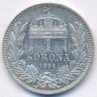 1896KB 1K Ag "Ferenc József" T:AU,XF Adamo K5