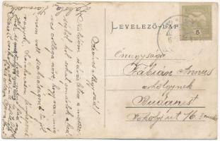 Zabola, Zabala; Római katolikus templom és kántori lak, Knell Bogdán üzlete. Koszta Károly fényképés...