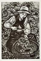 Gy. Szabó Béla (1905-1985): 25 Gravuri in lemin. (25 fametszet). Kolozsvár, 1949. Kiadói karton kiss...