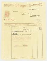 1942 Sebestyén Jenő Mérleggyára, Szabadka fejléces számla