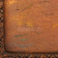 Csillag József (1894-1977): Az ősz színei, 1932. Pasztell, papír. Jelzett. 60x50 cm. Üvegezett, deko...