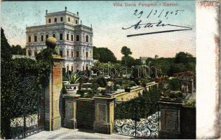 1905 Rome, Roma; Villa Doria Pamphili, Casino / park casino (fl)