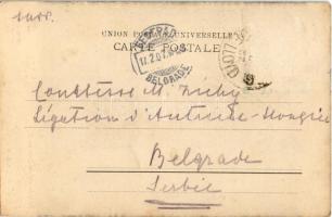 1907 Rhodes, Ródos; Porte du chateau (coté nord) / castle gate (Rb)