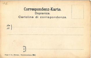 Kotor, Cattaro; Canale di Cattaro / Der Canal von Cattaro. N. S. Bjeladinovic (tear)