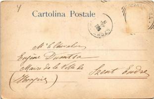 1902 Capri, Tiberio. Art Nouveau, floral, litho (EB)