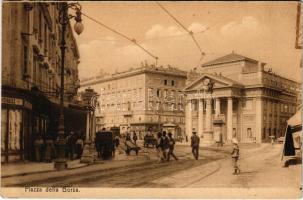 Trieste, Trieszt; Piazza della Borsa / square