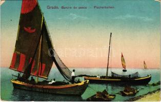 1914 Grado, Barche da pesca / Fischerbarken / fishing boats (EB)