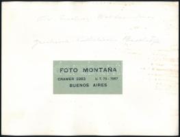 1938 Papok a budapesti Eucharisztikus Kongresszuson, hátoldalon feliratozott sajtófotó, 18×24 cm