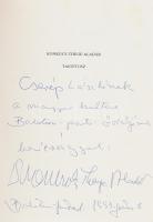 Konkoly-Thege Aladár: Taigetosz. A szerző által DEDIKÁLT példány. Pécs, 1992., Kútforrás. Kiadói pap...