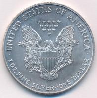 Amerikai Egyesült Államok 1997. 1$ Ag Ezüst Sas T:UNC kis patina USA 1997. 1 Dollar Ag Silver Eagle with certificate C:UNC kis patina Krause KM#273