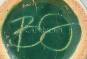 BO? jelzéssel: Retro váza, pattanással, m: 24 cm