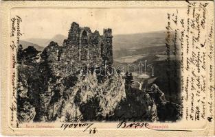 1904 Seebenstein - Gleissenfeld, Ruin Türkensturz (EK)