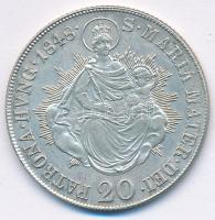 1848B 20kr Ag "V. Ferdinánd" T:XF patina, juszt. Hungary 1848B 20 Kreuzer Ag "Ferdina...
