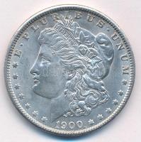 Amerikai Egyesült Államok 1900. 1$ Ag Morgan T:AU,XF kis karc USA 1900. 1 Dollar Morgan Dollar Ag C:AU,XF kis karc Krause KM#110