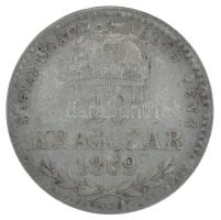 1869GYF 10kr Ag &quot;Magyar Királyi Váltó Pénz&quot; T:F patina Adamo M10.1