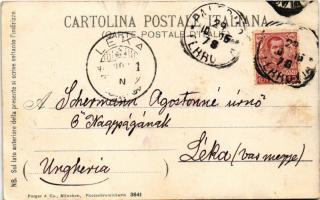 1910 Palermo, Villa Tasca, Veduta del Parco / villa, park (EK)