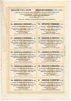 Nova 1928. "Nova és Vidéke Takarékpénztár Részvénytársaság" összevont részvénye összesen 5...