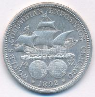Amerikai Egyesült Államok 1892. 1/2$ Ag "Columbiai fél dollár" T:AU
USA 1892. 1/2 Dollars...