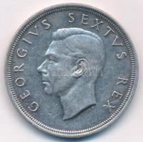 Dél-Afrika 1949. 5Sh Ag &quot;VI. György&quot; T:AU,XF South Africa 1949. 5 Shilling Ag &quot;George VI&quot; C:AU,XF Krause KM#40.1