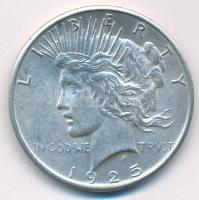 Amerikai Egyesült Államok 1925. 1$ Ag "Béke" T:AU kis karc
USA 1925. 1 Dollar Ag "Pe...