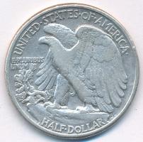 Amerikai Egyesül Államok 1944. 1/2$ Ag "Walking Liberty" T:VF,F
USA 1944. 1/2 Dollar Ag &...
