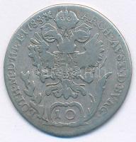 1788B 10kr Ag "II. József" (3,65g) T:F
Huszár: 1887., Unger III.: 1333.a