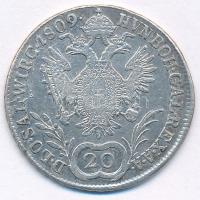 Ausztria 1809A 20kr Ag "I. Ferenc" T:VF,F karc
Austria 1809A 20 Kreuzer Ag "Franz I&...