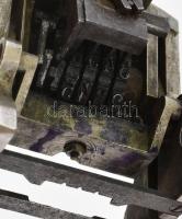 Retró sorszámozó gép, állítható karakterek (0-4), működőképes, tisztítást, párnafestéket igényel