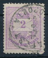 1874 2kr durva gyöngyjavítással (ex Lovász)