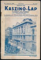 1939 Országos Tiszti Kaszinó-lap. XI. évf. 1939. 13. sz. Foltos, szakadt borítóval, lapok sarkain szamárfülekkel.