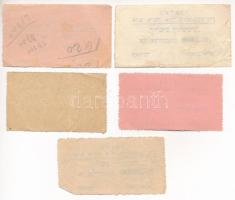 ~1920-25. A makói izraelita hitközség Gabella díj (hitközségi adó) értékjegye 1000K-10.000K értékben...