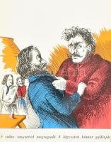 Petőfi Sándor: A helység kalapácsa. Hősköltemény négy énekben. A könyvet tervezte és az illusztráció...