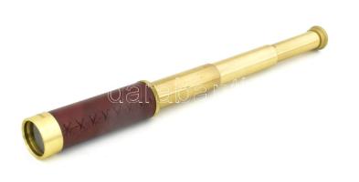 Japán replika távcső, jelzéssel, h: 35 cm