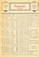 1926 Esti Kurír 1926-os naptára. Illusztrált papírkötésben, szakadozott borítóval, foltos