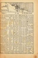 1926 A mi naptárunk. Bp., Országos Közművelődési Tanács - Kir. M. Egyetemi Nyomda. Illusztrált papír...