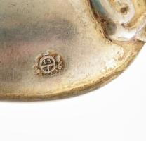 Ezüst(Ag) kanál, 4 db, jelzett, egyik sérült, h: 14,5 cm, nettó: 76,9 g