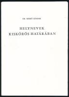 Dr. Meskó Sándor: Helynevek Kiskőrös határában. Bp., Szikra. Fénymásolat. 29p