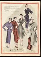 1951 Venus francia divatlap, 1951 téli száma, javított gerinccel, 22 p