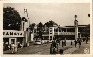 1942 Budapest XIV. Budapesti Nemzetközi Vásár (BNV), Háborús Vásár, Stühmer, Hangya, Hazai Likőr, Rum és Szeszárugyár Rt., Mezőgazdák zuhatagkútja