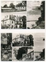 Alsógöd (Göd), Eötvös Lóránd Tudományegyetem biológiai állomása, MHS üdülő, Tanácsháza, strand - 5 d...