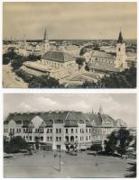 Kecskemét, Széchenyi tér, gyógyszertár, Országos nevelőintézet, Katona József gimnázium, Városi Taná...