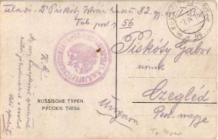 1916 Russische Typen / WWI Austro-Hungarian K.u.K. military, Russian type + "K.u.K. Infanterier...