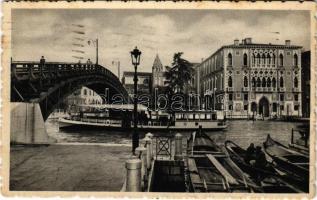 1938 Venezia, Venice; Ponte dell' Accademia / The Academy Bridge (EB)