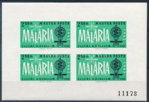 1962 A malária ellen küzdelem éve vágott kisív